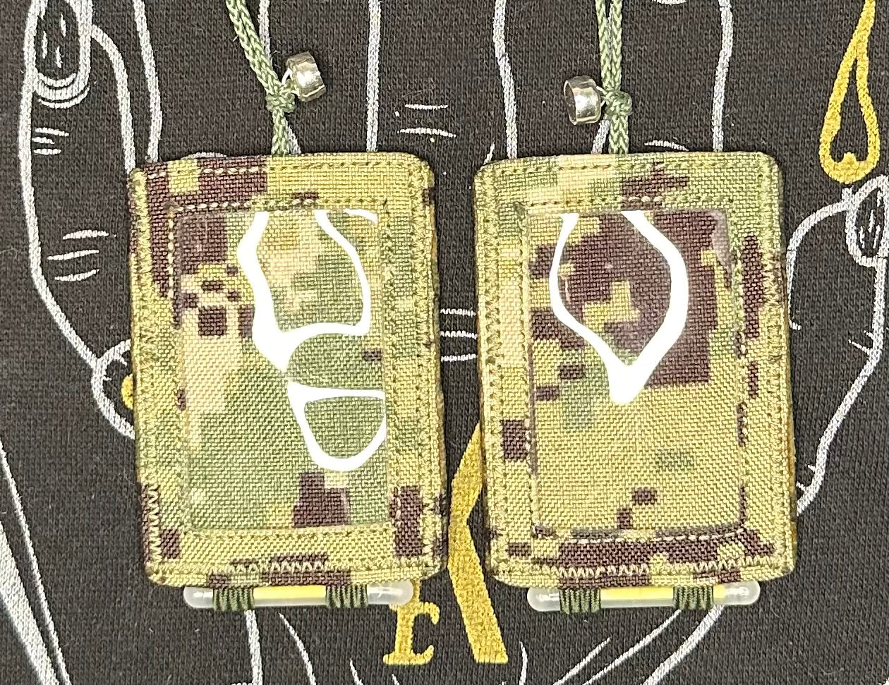 Original Tactical Scapular (V2.2):  AOR2 w/Green #88