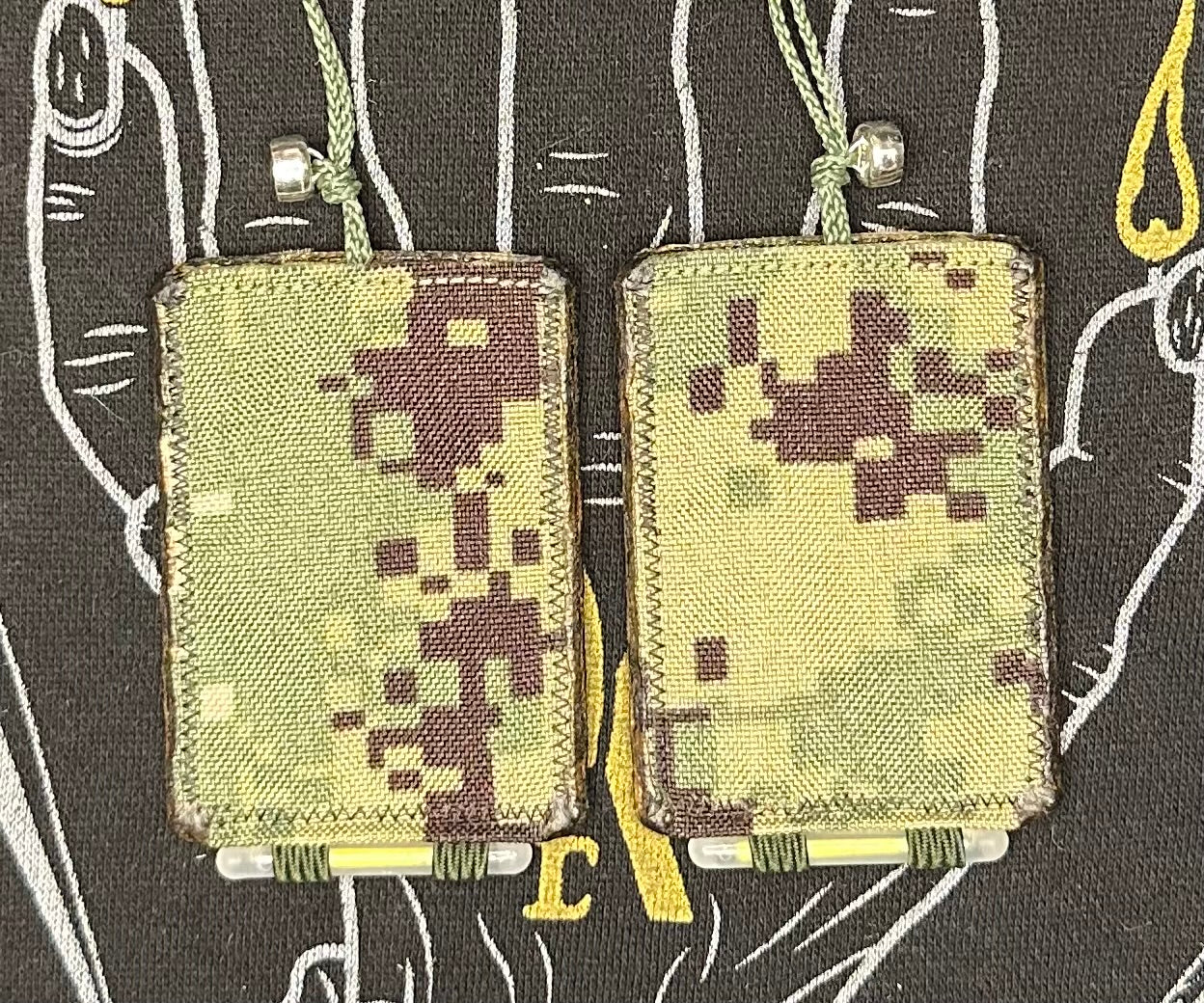 Original Tactical Scapular (V2.2):  AOR2 w/Green #88