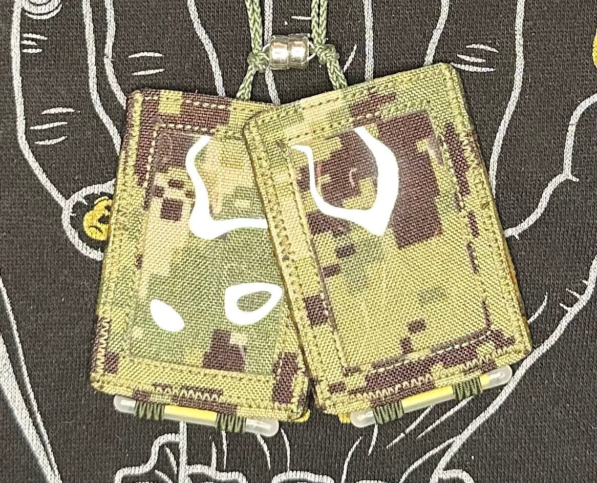 Original Tactical Scapular (V2.2):  AOR2 w/Green #88