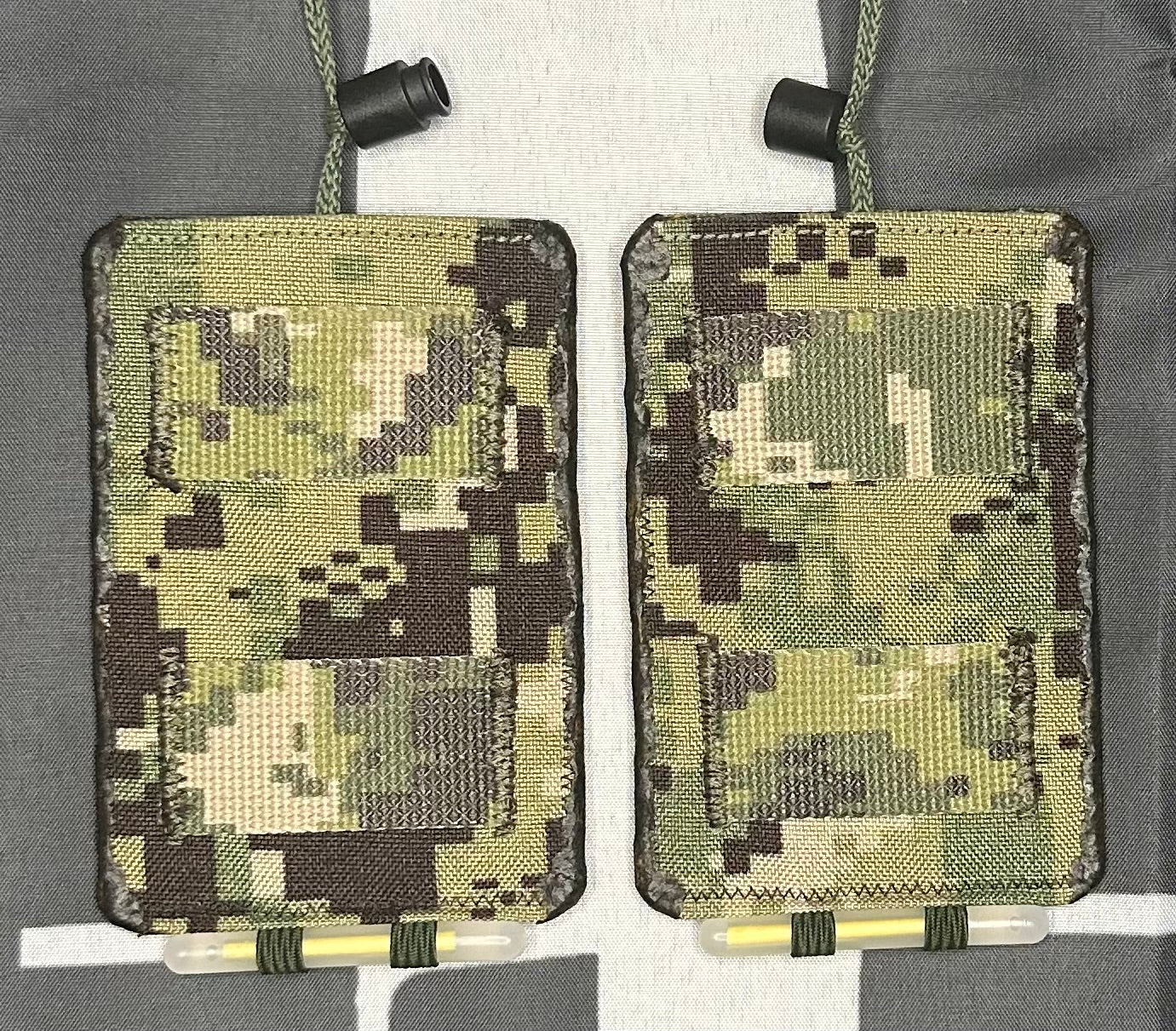 Tactical Scapular XL (V2.3):  AOR2 w/Green, PAL Webbing #92