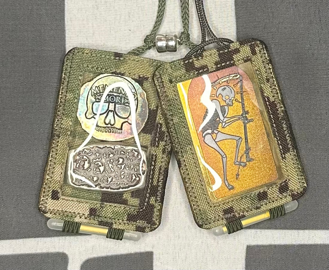 Original Tactical Scapular (V2.4):  AOR2 w/Green, Hook & Loop Backer #93