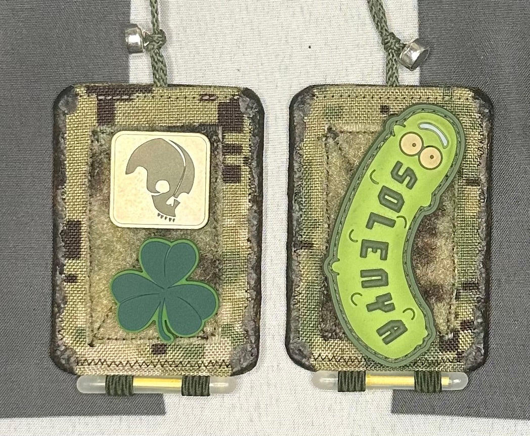 Original Tactical Scapular (V2.4):  AOR2 w/Green, Hook & Loop Backer #93