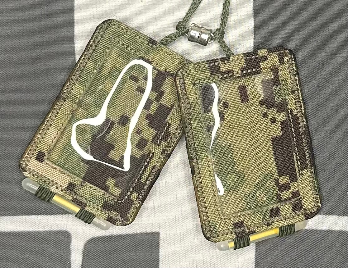 Original Tactical Scapular (V2.4):  AOR2 w/Green, Hook & Loop Backer #93