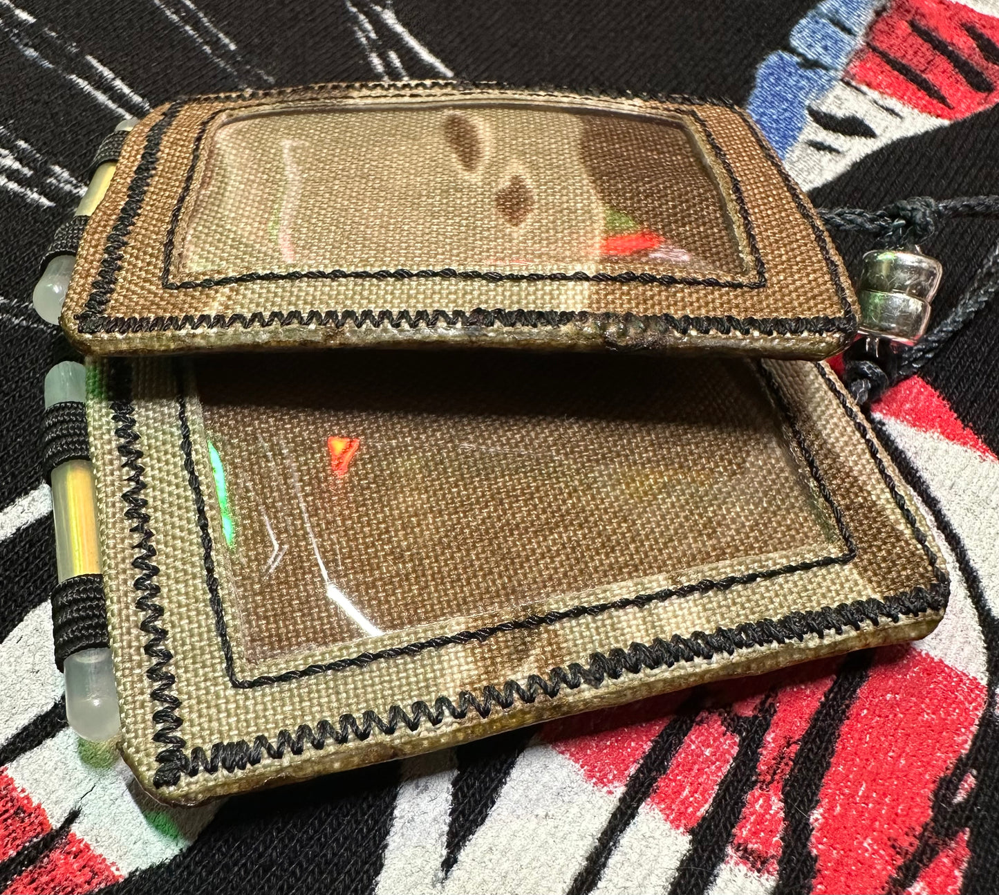 Original Tactical Scapular (V2.4):  DESERT TIGER STRIPE w/Black, Hook & Loop Backer #71