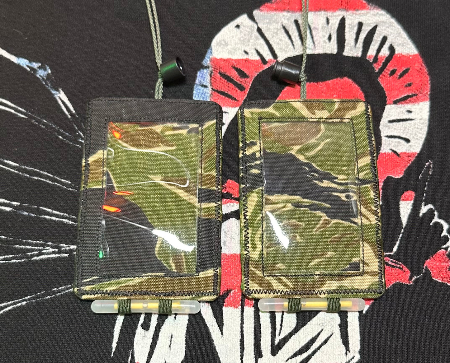 Tactical Scapular XL (V2.3):  VIETNAM TIGER STRIPE w/Black, PAL Webbing #81