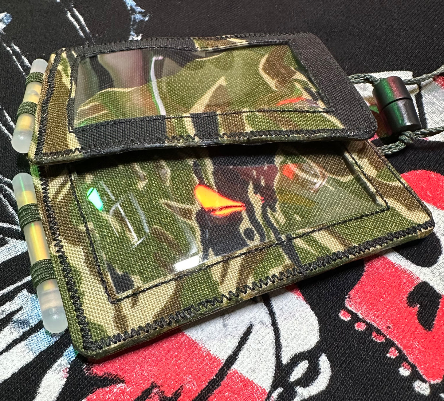 Tactical Scapular XL (V2.3):  VIETNAM TIGER STRIPE w/Black, PAL Webbing #81